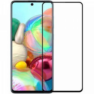 Захисне 10D скло Full Glue для Samsung A51 Black SP