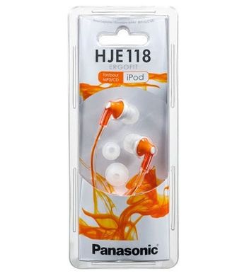 Наушники Panasonic RP-HJE118 оранж