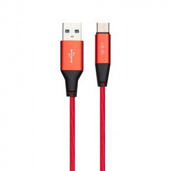 USB кабель Celebrat CB-05 Micro Super Fast 3A/1m red