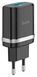 Мережевий зарядний пристрій Hoco C12Q Smart 1usb/3A/QC3.0 black
