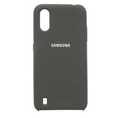 Силіконовий чохол Full Cover для Samsung A01 dark olive