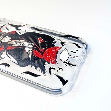 Чохол TPU+PC Anime legends Clear with MagSafe для iPhone 13/14 itachi black