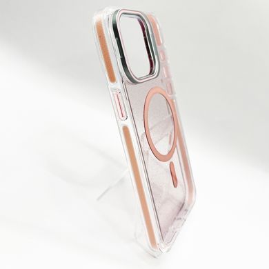 Чехол Fibra Star Shine with MagSafe для iPhone 15 Pro Max clear light pink
