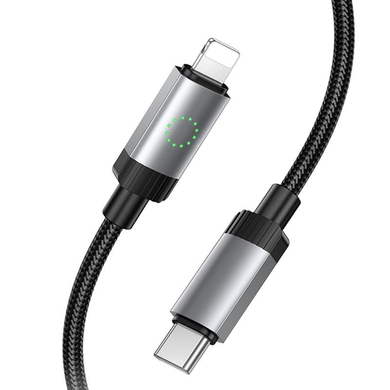 Кабель Hoco X117 Star Type-C to Lightining 27W 1m black