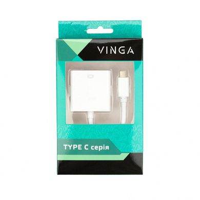 Перехідник Vinga Type-C Male to HDMI AF 0.15m (USBCMHDMI-01)