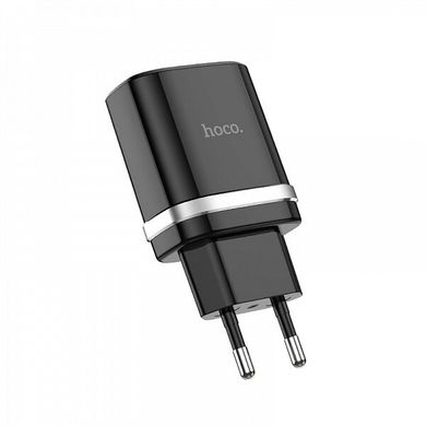 Мережевий зарядний пристрій Hoco C12Q Smart 1usb/3A/QC3.0 black