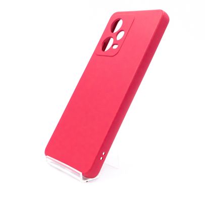 Силіконовий чохол Full Cover для Xiaomi Redmi Note 12 Pro rose red Full Camera без logo