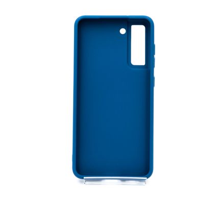 TPU чохол Bonbon Metal Style для Samsung S21 FE demin blue