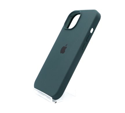 Силіконовий чохол Full Cover для iPhone 15 forest green