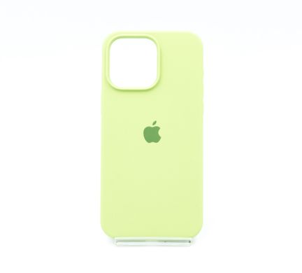 Силіконовий чохол Full Cover для iPhone 15 Pro Max green (mint)