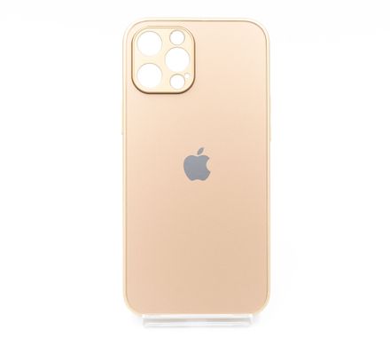 TPU+Glass чохол Matte Candy для Apple iPhone 12 Pro Max Full Сamera gold