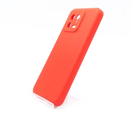 Силіконовий чохол SMTT для Xiaomi Mi 13 Red Full Camera з мікрофіброю