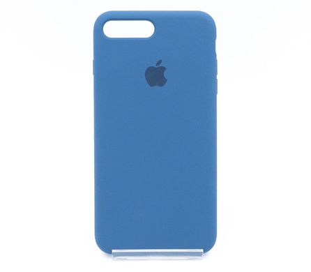 Силіконовий чохол Full Cover для iPhone 7+/8+ navy blue