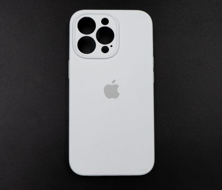 Силіконовий чохол Full Cover для iPhone 13 Pro white Full Camera