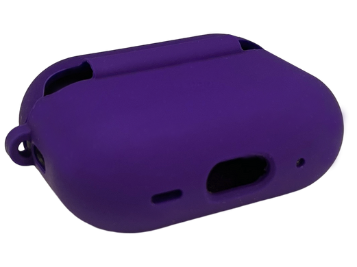 Чохол for AirPods Pro 2 силіконовий ultra violet з мікрофіброю