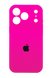 Силіконовий чохол Full Cover для iPhone 17 Pro barble pink (hot pink) Full Camera