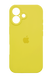 Силіконовий чохол Full Cover для iPhone 17 yellow Full Camera