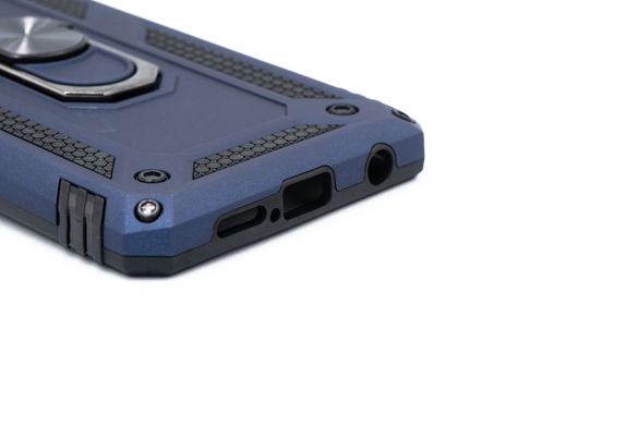 Чохол Serge Ring for Magnet для Xiaomi Poco X3 NFC/Poco X3 Pro dark blue протиударний