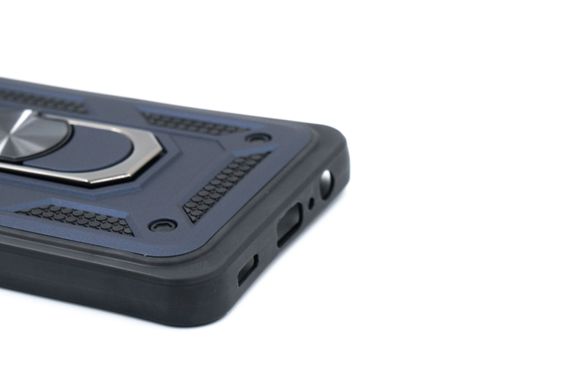 Чохол SP Serge Ring for Magnet для Samsung A12/F12/M12 4G dark blue протиударний Full Camera