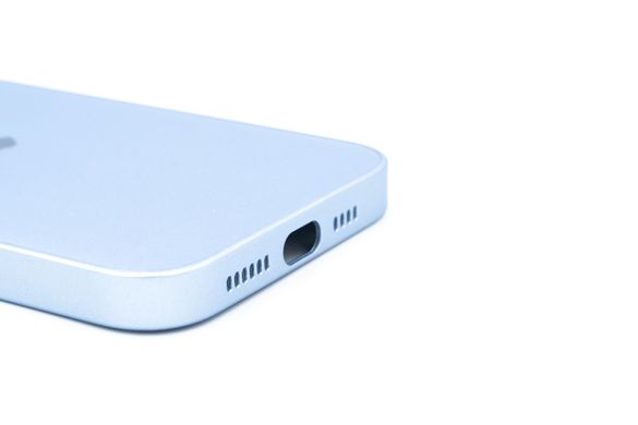 Чохол TPU+Glass sapphire matte case для iPhone 14 Plus sierra blue