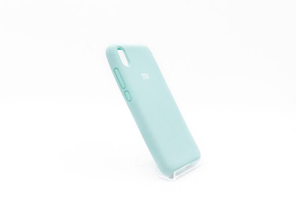 Силиконовый чехол Full Cover для Xiaomi Redmi 7A mint (ice blue)