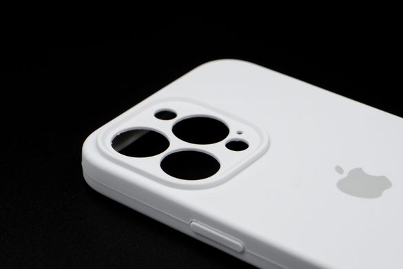 Силіконовий чохол Full Cover для iPhone 13 Pro white Full Camera