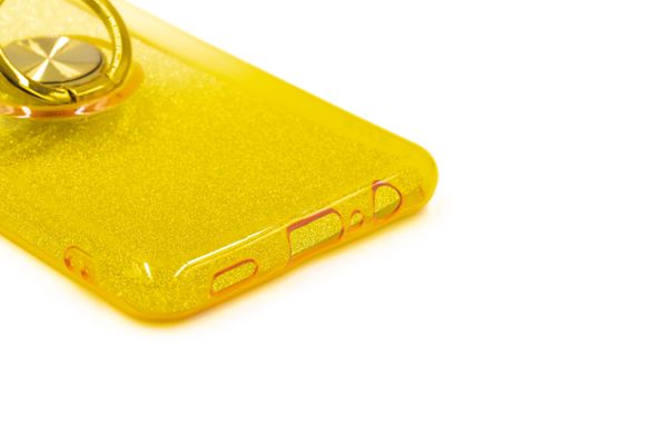 Силіконовий чохол SP Shine для Samsung A12 gold ring for magnet