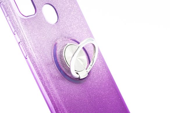 Силиконовый чехол SP Shine для Samsung M30s/M21 violet ring for magnet