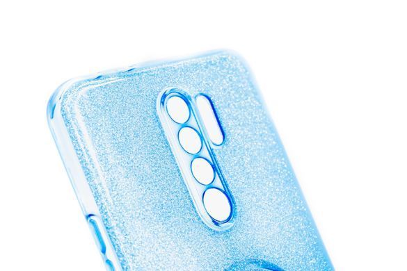 Силіконовий чохол SP Shine для Xiaomi Redmi 9 blue ring for magnet