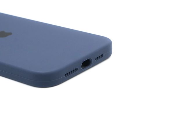 Силіконовий чохол Full Cover для iPhone 13 Pro Max midnight blue Full Camera