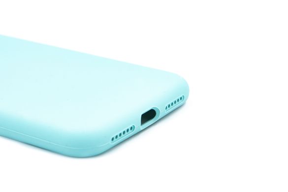Силіконовий чохол Full Cover для iPhone X/XS azure