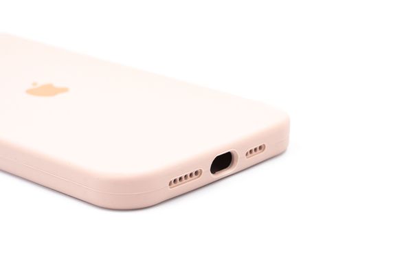 Силіконовий чохол Full Cover для iPhone 14 Plus pink sand Full Сamera