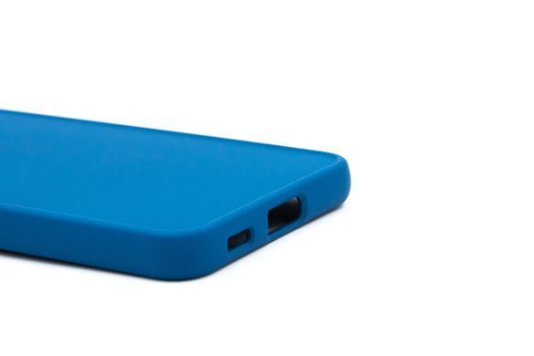 TPU чехол Bonbon Metal Style для Samsung S21 FE demin blue