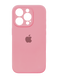 Силіконовий чохол Full Cover для iPhone 15 Pro Max pink Full camera