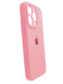 Силіконовий чохол Full Cover для iPhone 15 Pro Max pink Full camera