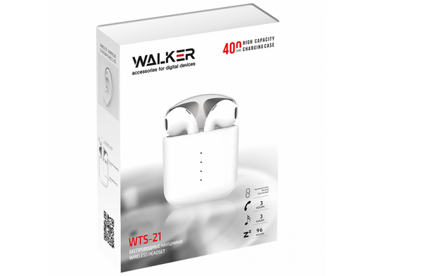 Bluetooth гарнітура Walker WTS-21 white