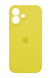 Силіконовий чохол Full Cover для iPhone 17 yellow Full Camera