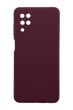 Силиконовый чехол Full Cover Lakshmi для Samsung A12 plum (AAA) Full Camera без logo