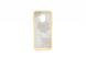Силиконовый чехол Glitter Flowers для Samsung A8 (2018) gold