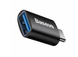 Переходник Baseus Ingenuity Mini OTQ Type-C to USB 3.1 black