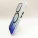 Чохол Fibra Shock-Proof with MagSafe для iPhone 15 Pro clear/blue