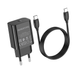 Сетевое зарядное устройство Borofone BA65A Single PD20W +Type-C+Type-C black