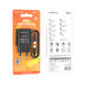 Сетевое зарядное устройство Borofone BA65A Single PD20W +Type-C+Type-C black