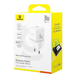 СЗУ Baseus Palm Fast Charger 30W (Type-C + USB) white