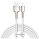 USB кабель Baseus Cafule Metal CALJK-B02 Lightning 2.4A/2m white