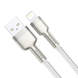 USB кабель Baseus Cafule Metal CALJK-B02 Lightning 2.4A/2m white