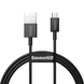 USB кабель Baseus CAMYS-01 superior FC micro 2A 1m black