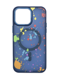 Чохол TPU+PC Flush with MagSafe для iPhone 14 Pro Max dark blue