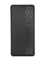 Чохол-книжка шкіра для Motorola Moto E40 black Getman Cubic PU