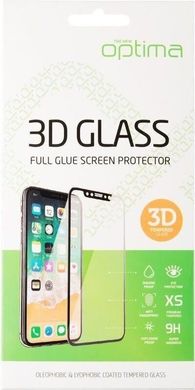 Защитное 3D стекло Optima для Samsung A750 /A7-2018 black
